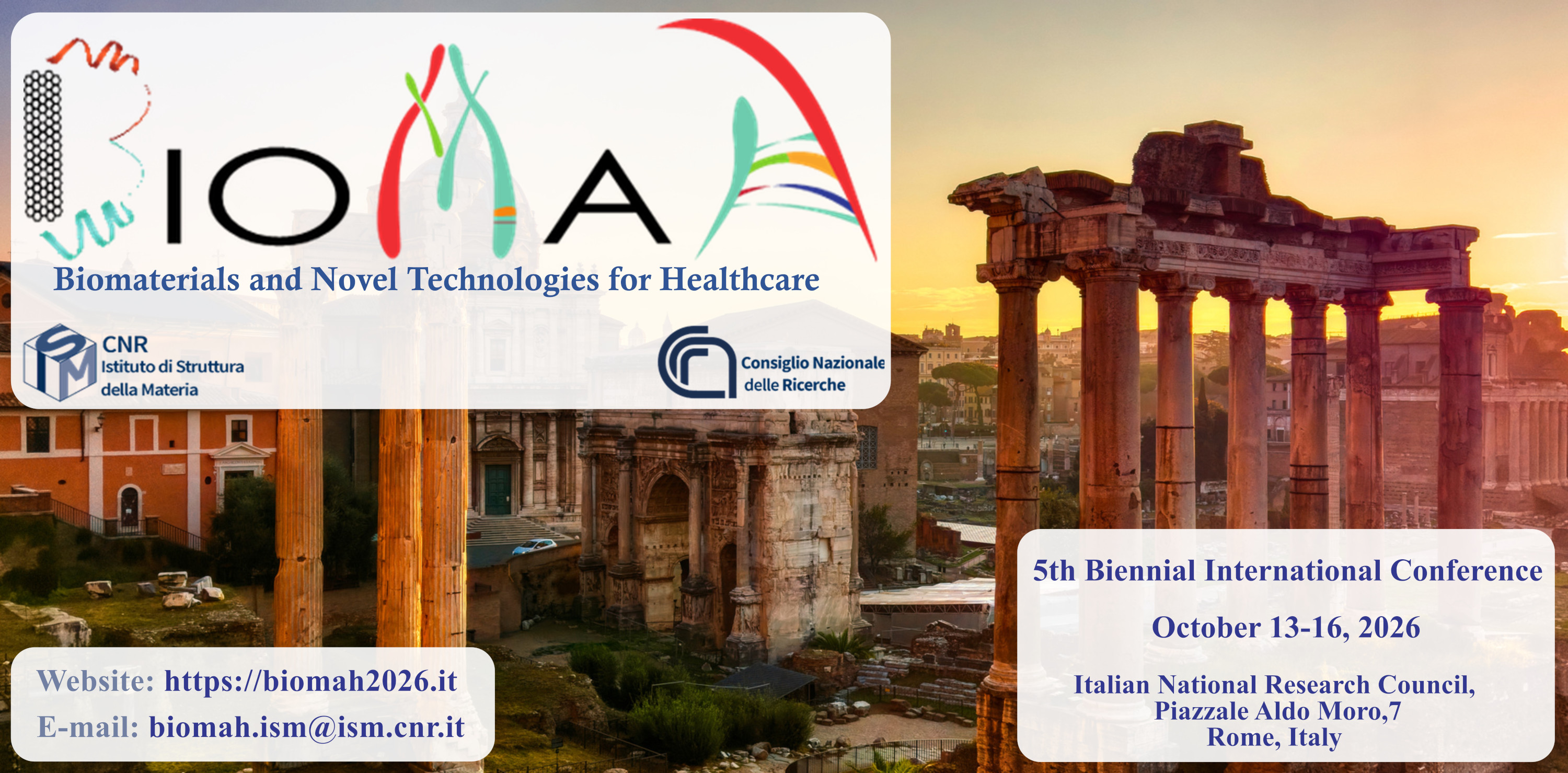 5th International Biennial BioMaH Conference